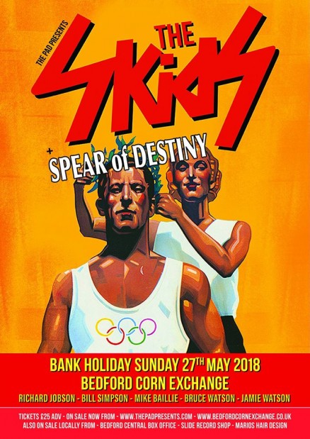 The Skids & Spear of Destiny Sunday 27th May 2018