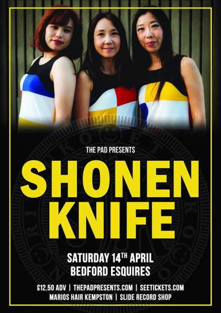 Shonen Knife Bedford Esquires Sat 14th April