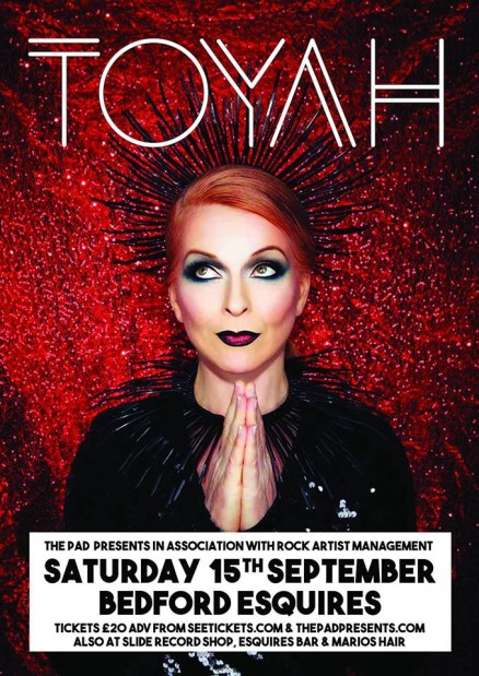 Toyah live at Bedford Esquires Sat 15th September