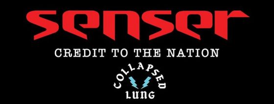 SENSER + COLLAPSED LUNG + CREDIT TO THE NATION 7.30pm, Saturday 1st June, Hitchin Club 85