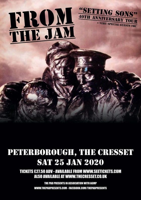 From The Jam Peterborogh Cresset Theatre Saturday 25th January