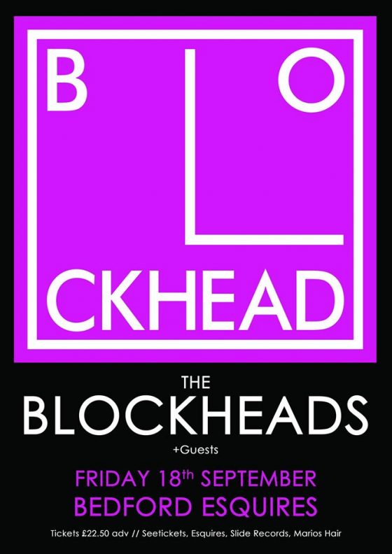 The Blockheads @ Bedford Esquires, Friday 18th September 2020