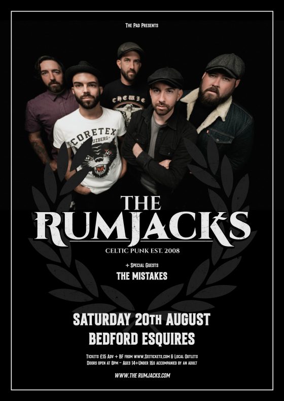 The Rumjacks -Esquires, Sat 20th August
