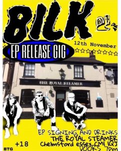 BILK - Live at Bedford Esquires Friday 27th February