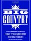 Big Country +guests - Live at Bedford Esquires, Friday 2nd December