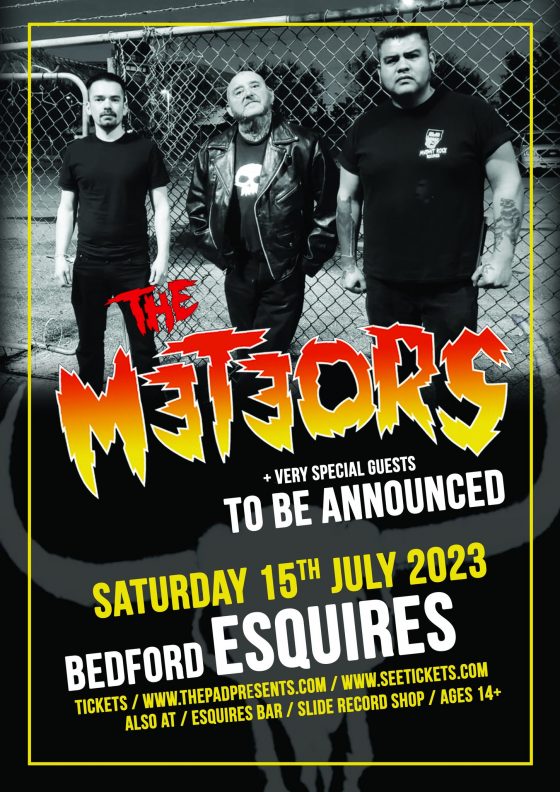 The Meteors Bedford Esquires Sat 15th July