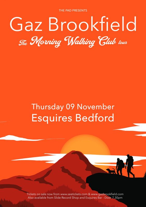 Gaz Brookfield live at Bedford Esquires Thursday 9th November
