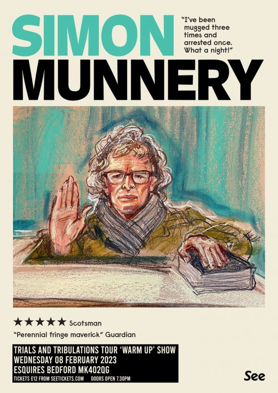 Simon Munnery - Bedford Esquires Weds 8th February