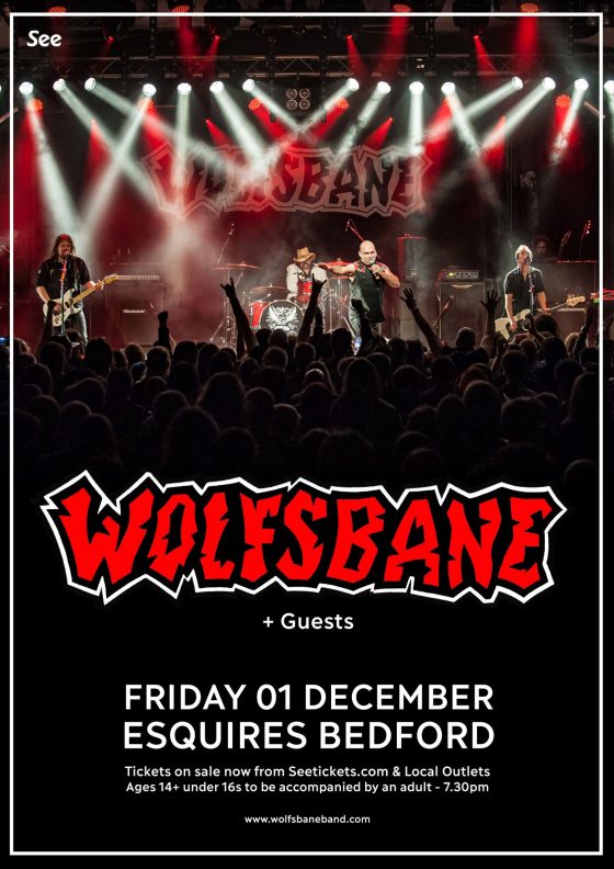 Wolfsbane Friday 1st December Bedford Esquires