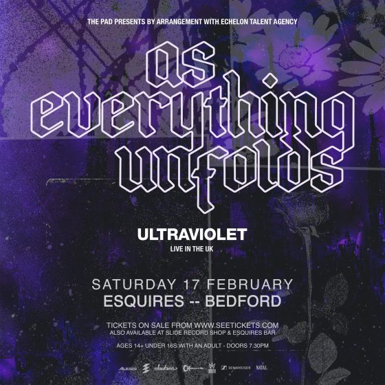As Everything Unfolds - Saturday 17th February Bedford Esquires