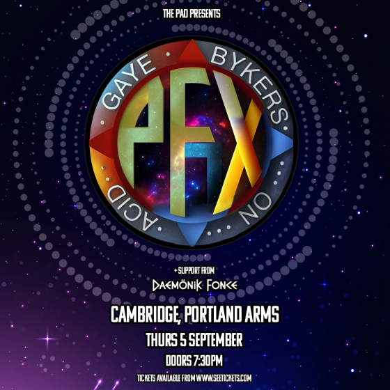 Gaye Bykers On Acid Thursday 5th September The Portland Arms Cambridge
