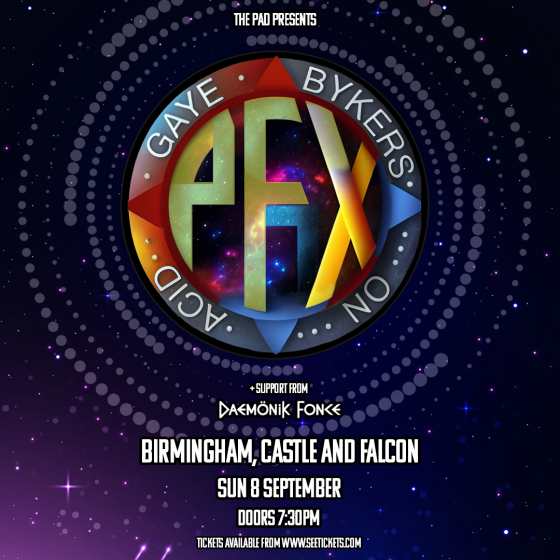 GAYE BYKERS ON ACID The Castle & Falcon Birmingham Sunday 8th September