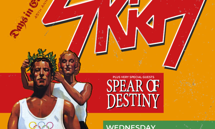 The Skids & Spear Of Destiny Weds 6th Nov Bedford Esquires